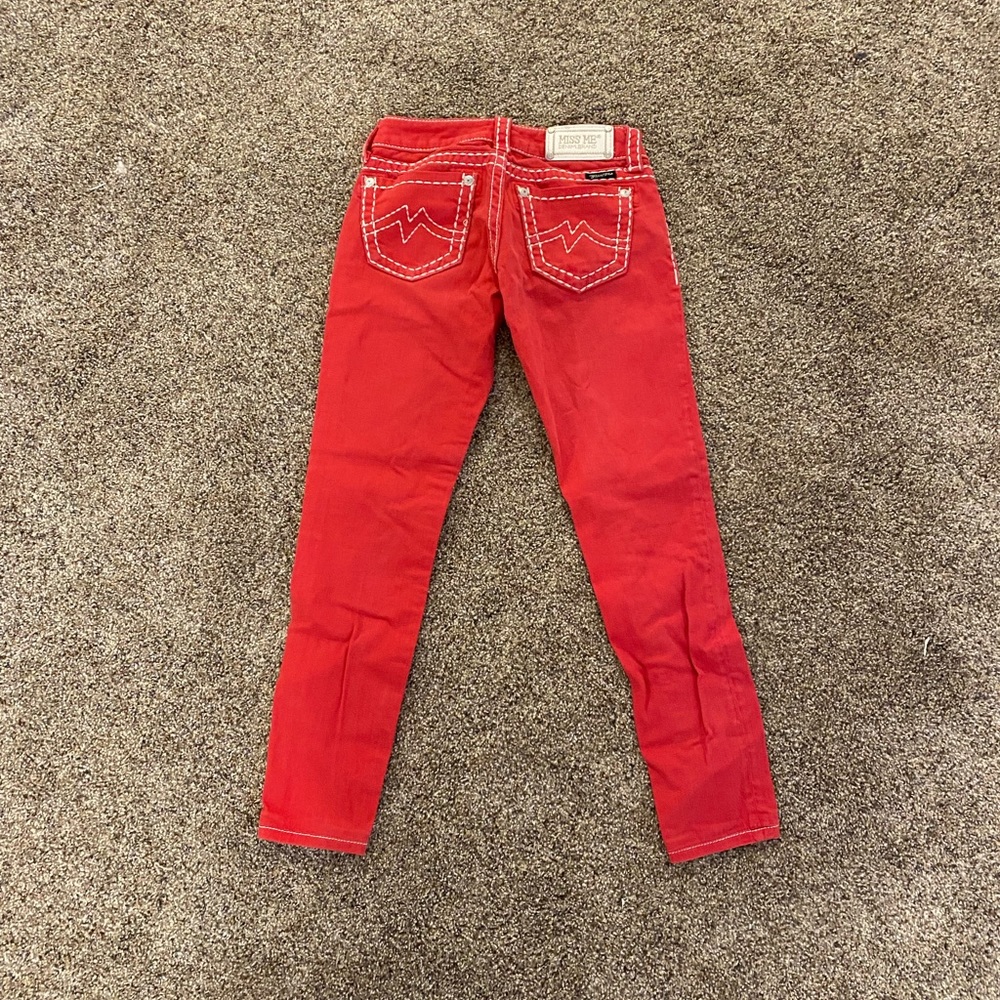 Miss Me Red Denim Jeans